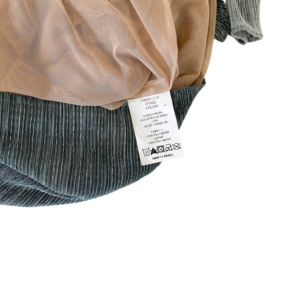 PatBO Lurex Mini Dress Metallic‎ Ombre Blue - Picture 9 of 9